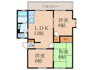 サンライフＨＩＲＡＮＯの物件間取画像